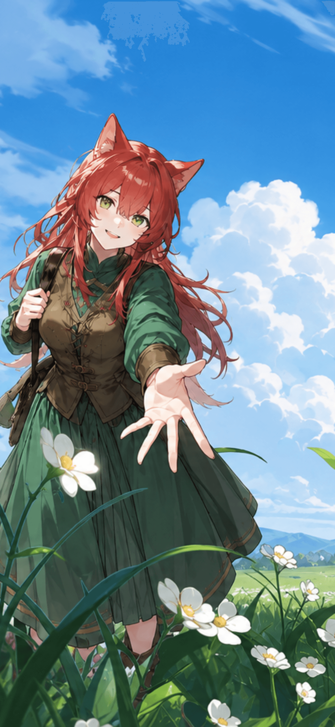 image of the bard, reaching out his hand, inviting you to come